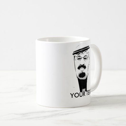 König Abdullah Kaffeetasse (VorderseiteRechts)