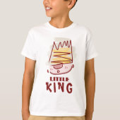 König aber benötigt Kaffee zuerst T-Shirt (Vorderseite)