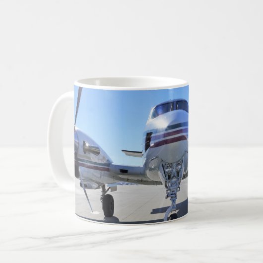 König Air Airplane Mug Kaffeetasse (Vorderseite Links)