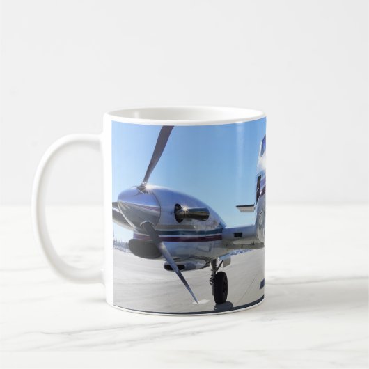 König Air Airplane Mug Kaffeetasse (Links)