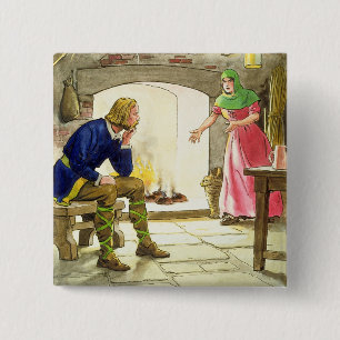 König Alfred (849-99) die Kuchen, 'vom Blick Button