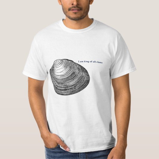 König alles Muschel-Shirts T-Shirt (Vorderseite)