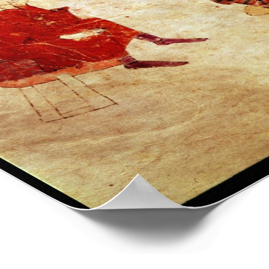 König Arthur auf seinem Throne Umgeben Poster (Ecke)