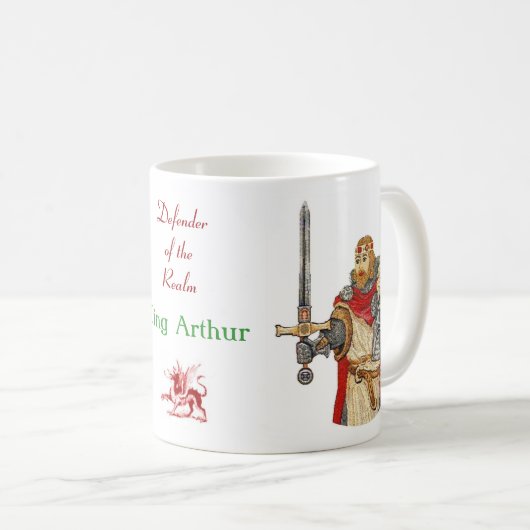 König Arthur Defender der Reich-Reihe Kaffeetasse (VorderseiteRechts)