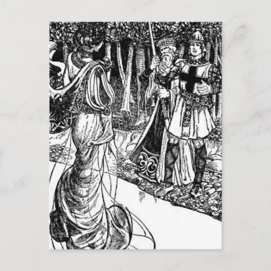 König-Arthur-Postkarte Postkarte (Vorderseite)