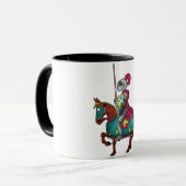 König Arthur Ritter und Pferd Tasse (Vorderseite Links)