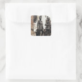 König Arthur, Statue aus dem Grab von Maximilian Quadratischer Aufkleber (Tasche)