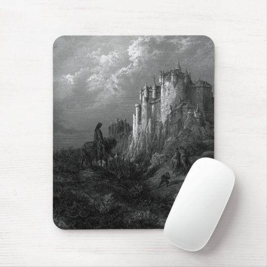 König Arthur und Camelot von Gustave Doré von 1868 Mousepad (Mit Mouse)
