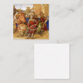 König Arthur und Ritter des Runden Tisches Begleitkarte (Vorne/Hinten)