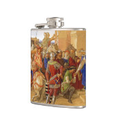 König Arthur und Ritter des Runden Tisches Flachmann (Links)