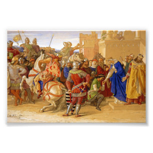 König Arthur und Ritter des Runden Tisches Fotodruck