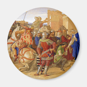 König Arthur und Ritter des Runden Tisches Magnet