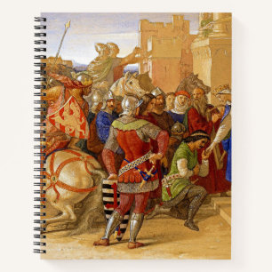 König Arthur und Ritter des Runden Tisches Notizblock
