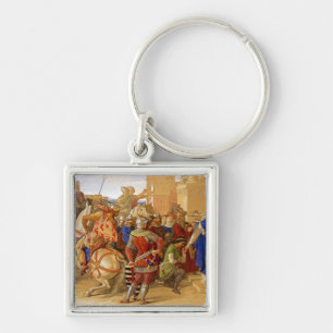 König Arthur und Ritter des Runden Tisches Schlüsselanhänger
