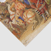 König Arthur und Ritter des Runden Tisches Seidenpapier (Ausschnitt)