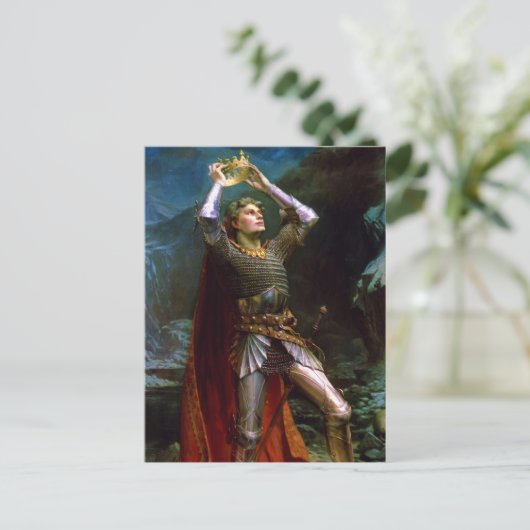 König Arthur von Charles Ernest Butler Postkarte (Stehend Vorderseite)