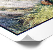 König Arthur zeichne das Schwert aus dem Stein Poster (Ecke)