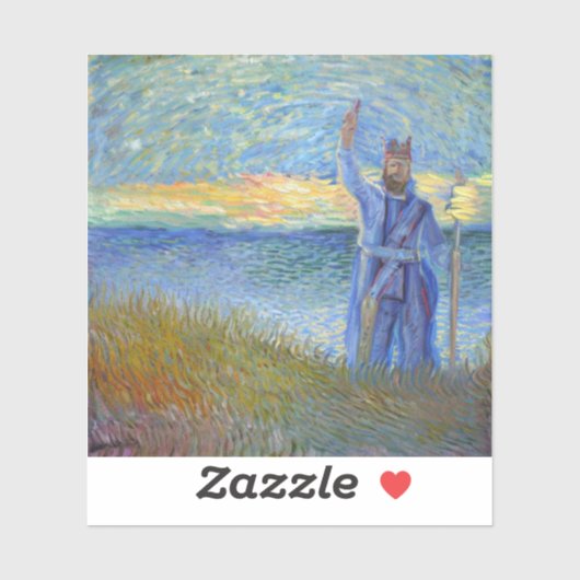 König Artus' Quest Aufkleber (Blatt)