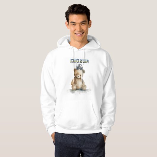 König Bär Kapuzenpullover Hoodie (Vorne ganz)