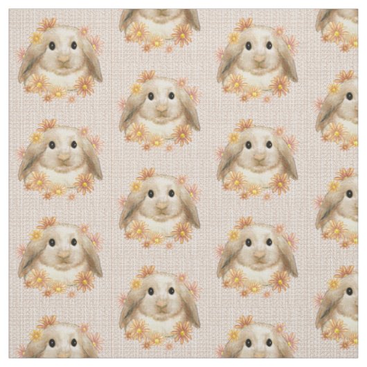 König Bunny Rabbit Stoff (Muster)