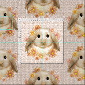 König Bunny Rabbit Stoff (Kachel)