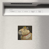 KÖNIG CAPYBARA MAGNET- LUSTIGES CAPYBARA GESCHENK MAGNET (In Situ (Geschirrspüler))