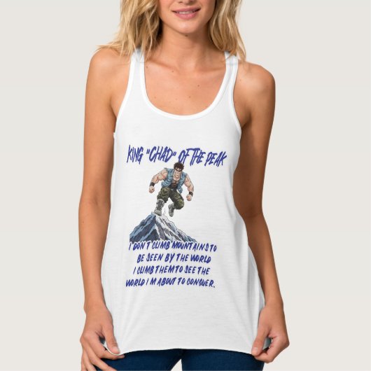 KÖNIG ‚CHAD‘ VON DEN PEAKS TANK TOP (Vorderseite)