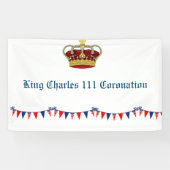 König Charles 111 Krönung Banner (Horizontal)