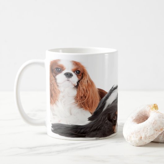 König Charles Cavalier Spaniel Kaffeetasse (Mit Donut)