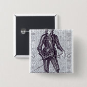 König Charles I Button (Vorne & Hinten)