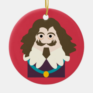 König Charles I. von England und Schottland Keramik Ornament