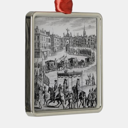 König Charles II Silbernes Ornament (Rechts)