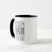 König Charles II versteckend in einer Eiche Tasse (Vorderseite Links)