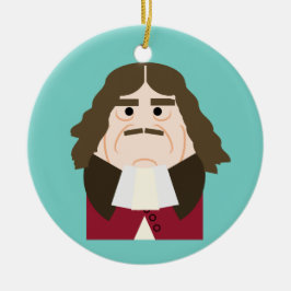 König Charles II. von England und Schottland Keramik Ornament