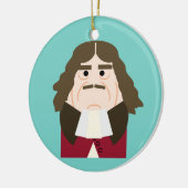 König Charles II. von England und Schottland Keramik Ornament (Links)