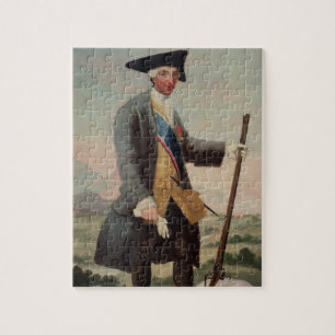 König Charles III (1716-88) als Jäger, 1786/88 Puzzle