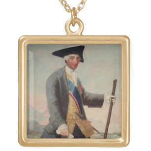 König Charles III (1716-88) als Jäger, 1786/88 Vergoldete Kette