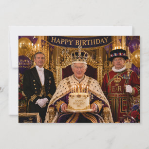 König Charles III Alles Gute zum Geburtstag Karte