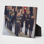 König Charles III. Beerdigung Fotoplatte (Seite)