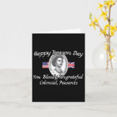 König Charles III Britischer Witz am 4. Karte (Gelbe Blume)