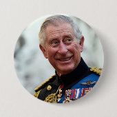 König Charles III. des Vereinigten Königreichs Button (Vorderseite)