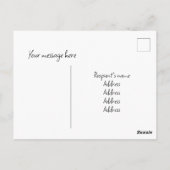 König Charles III Gedenkkarte Postkarte (Rückseite)