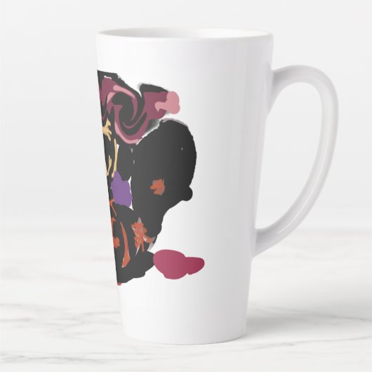 König Charles Spaniel und Rosen süß Milchtasse (Rechts)