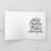 König Charles Spaniel Weihnachtskarte Niedlich Feiertagskarte (Innenseite)