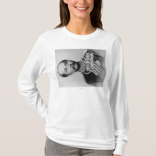 König Chulalongkorn Rama V von Thailand-Fotografi T-Shirt