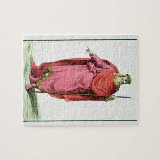 König Clovis-I (481-511) der Salian Fränke von Puzzle (Horizontal)