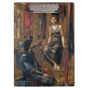 König Cophetua und das Bettlermädchen (von Burne-J Klemmbrett