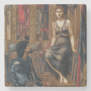 König Cophetua und die Beggar-Jungfrau (von Burne- Steinuntersetzer