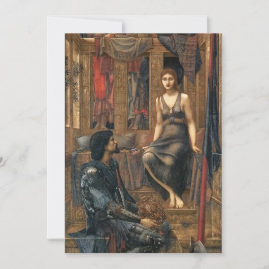 König Cophetua und die Beggar-Meerjungfrau Einladung (Vorderseite)