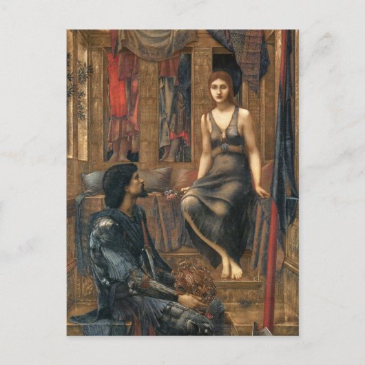 König Cophetua und die Beggar-Meerjungfrau Postkarte (Vorderseite)